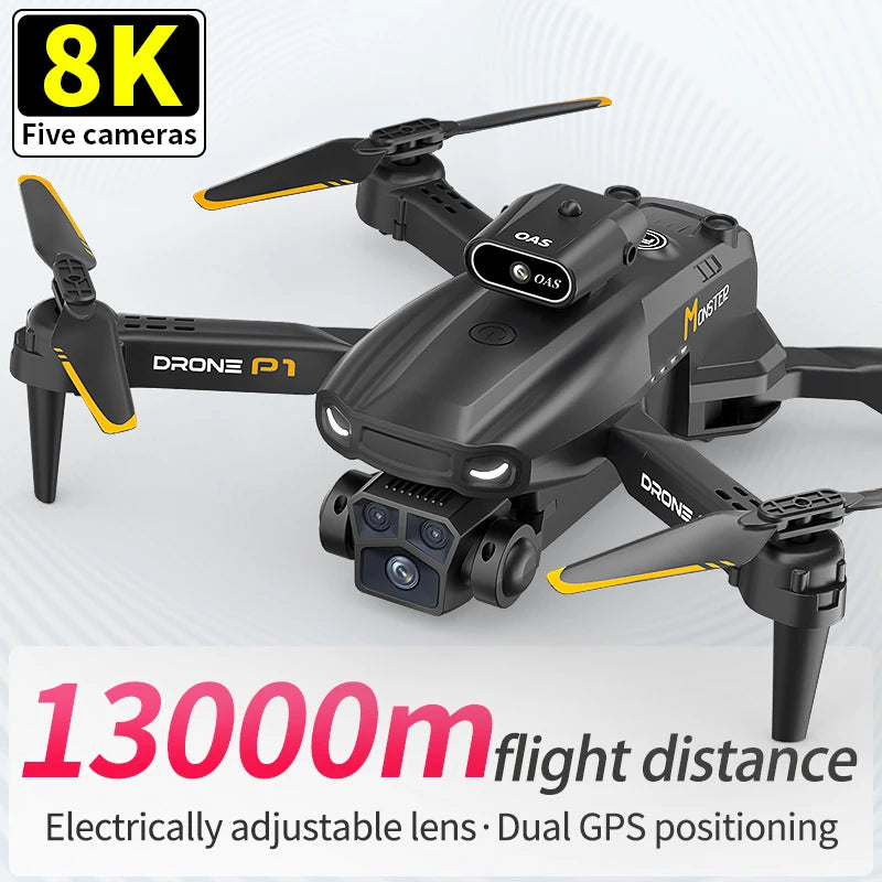 P1 Mini Drone 8K Profesional 4K HD Camera Obstacle